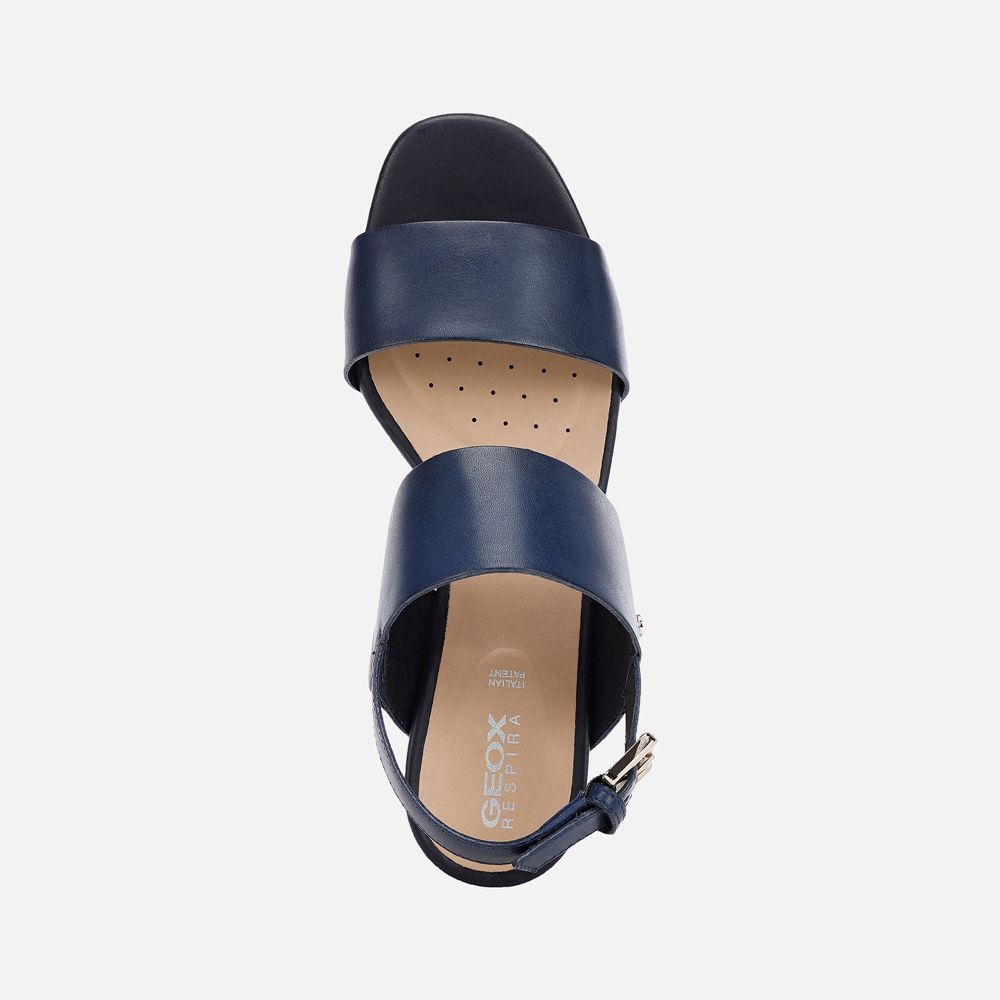 Sandales Geox Ortensia - Bleu - Femme 376409-GTH